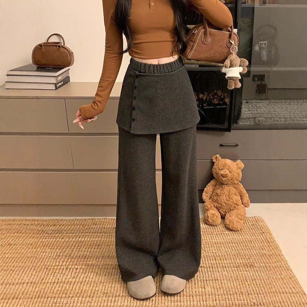 Korean-style Women's New Chic Versatile Loose Straight Paints