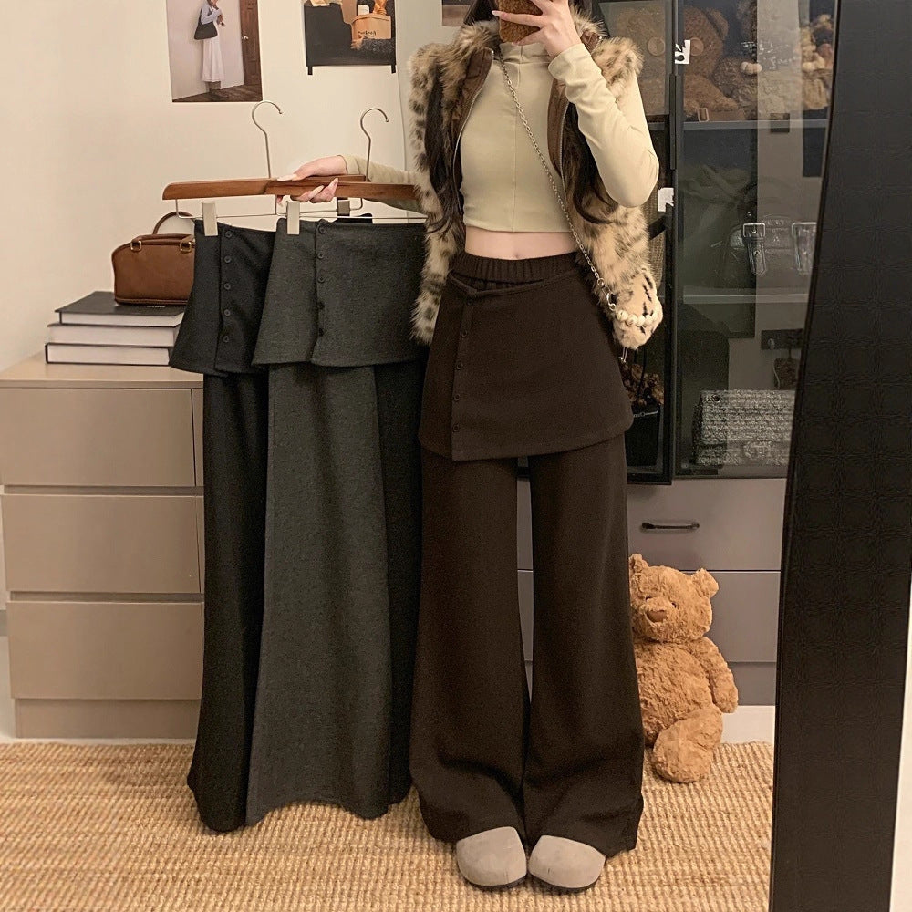 Korean-style Women's New Chic Versatile Loose Straight Paints