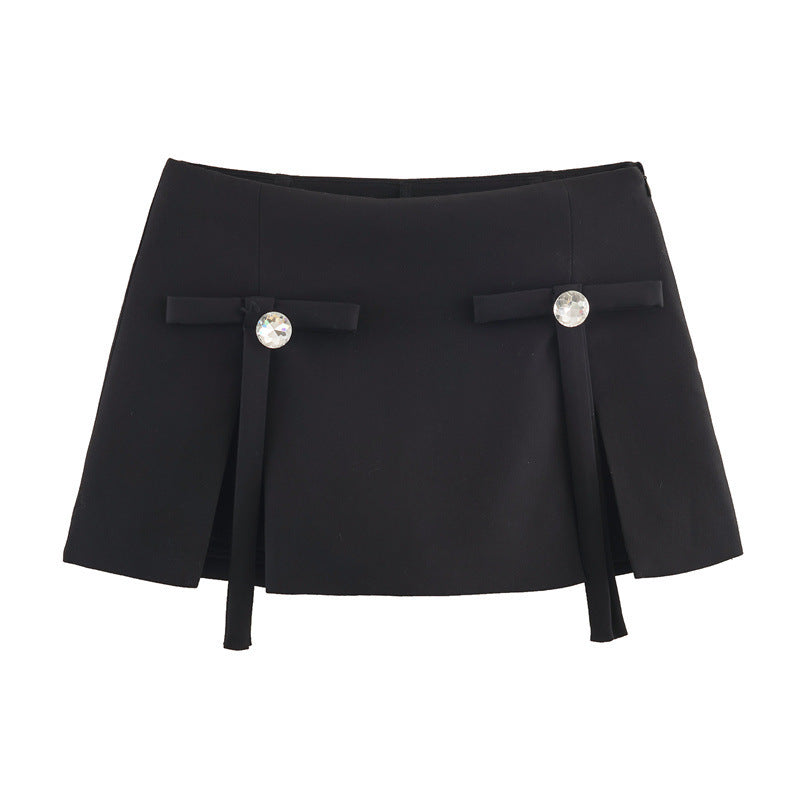 Women's Bow Jewelry Skirt Pants