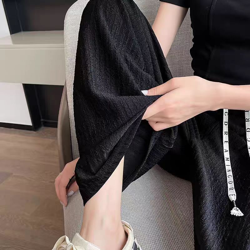 Casual New Straight-leg Draped Women's Loose Korean-style Floor-length Pants